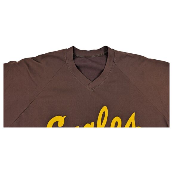 Eagles Brown Yellow # 10 Pro Cut Jersey - Picture 6 of 9